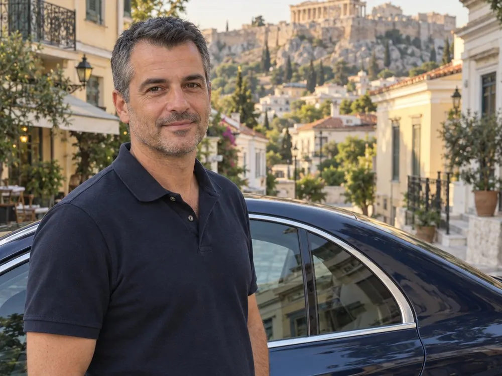 Yannis, ShuttleHero driver in Athens