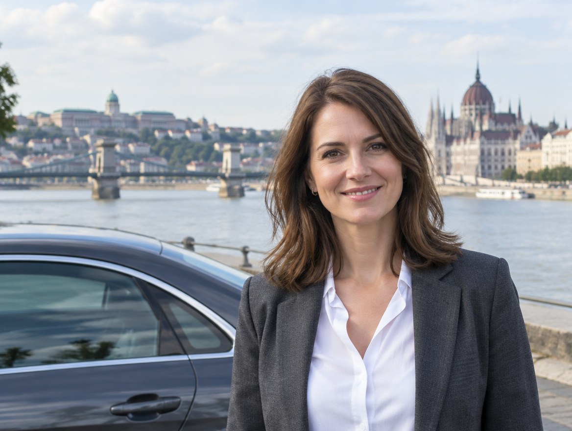 Katalin, conductor de ShuttleHero en Budapest