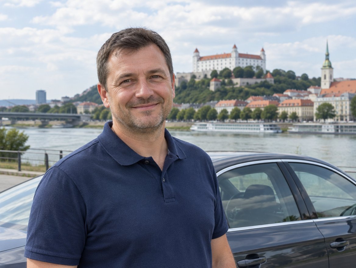 Martin, kierowca ShuttleHero (Bratysława)