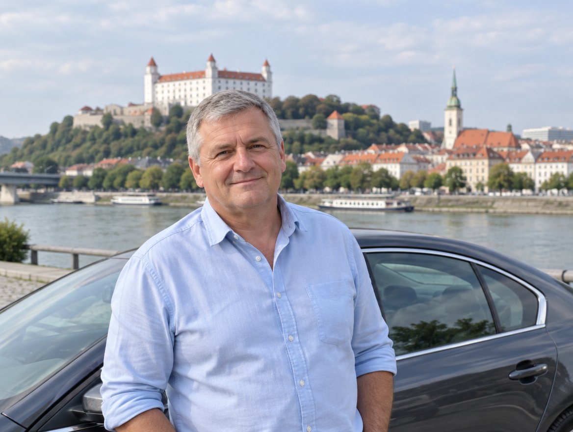 Juraj, kierowca ShuttleHero (Bratysława)